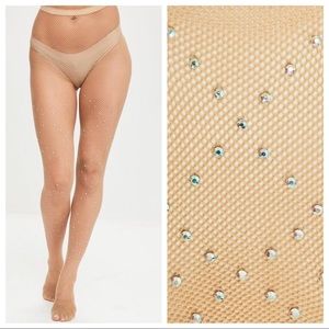Missguided Holographic Diamante Pattern Fishnets